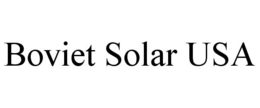 BOVIET SOLAR USA trademark