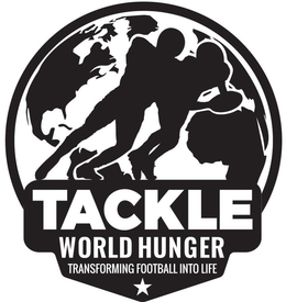TACKLE WORLD HUNGER TRANSFORMING FOOTBALL INTO LIFE trademark