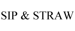 SIP & STRAW trademark