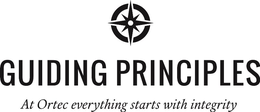GUIDING PRINCIPLES AT ORTEC EVERYTHING STARTS WITH INTEGRITY trademark
