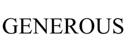 GENEROUS trademark