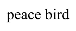 PEACE BIRD trademark