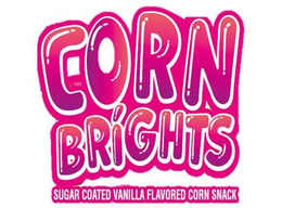 CORN BRIGHTS SUGAR COATED VANILLA FLAVORED CORN SNACK trademark
