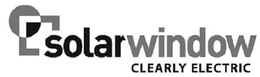 SOLARWINDOW CLEARLY ELECTRIC trademark