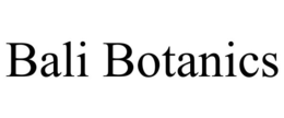 BALI BOTANICS trademark