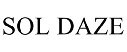 SOL DAZE trademark