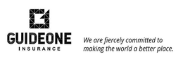 G1 GUIDEONE INSURANCE WE ARE FIERCELY COMMITTED TO MAKING THE WORLD A BETTER PLACE. trademark