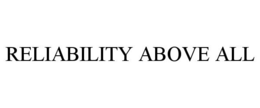 RELIABILITY ABOVE ALL trademark