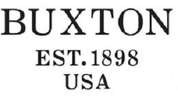 BUXTON EST. 1898 USA trademark