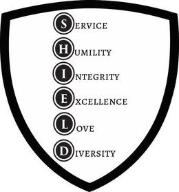 SERVICE HUMILITY INTEGRITY EXCELLENCE LOVE DIVERSITY trademark