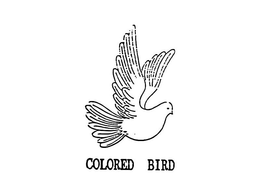 COLORED BIRD trademark