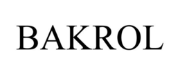 BAKROL trademark