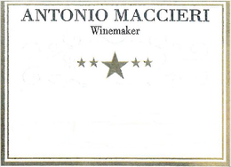 ANTONIO MACCIERI WINEMAKER trademark