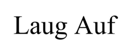 LAUG AUF trademark