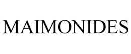 MAIMONIDES trademark