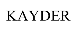 KAYDER trademark