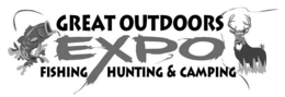 GREAT OUTDOORS EXPO FISHING HUNTING & CAMPING trademark