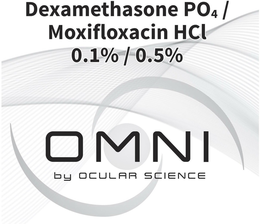 DEXAMETHASONE PO4 / MOXIFLOXACIN HCL 0.1% / 0.5% OMNI BY OCULAR SCIENCE trademark