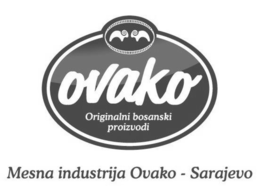 OVAKO ORIGINALNI BOSANSKI PROIZVODI MESNA INDUSTRIJA OVAKO - SARAJEVO trademark