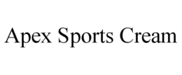 APEX SPORTS CREAM trademark