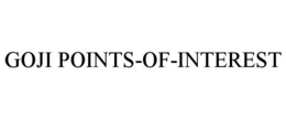 GOJI POINTS-OF-INTEREST trademark