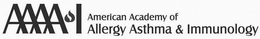 AAAAI AMERICAN ACADEMY OF ALLERGY ASTHMA & IMMUNOLOGY trademark