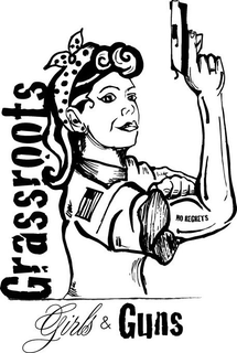 GRASSROOTS GIRLS & GUNS NO REGRETS trademark