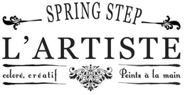 L'ARTISTE SPRING STEP COLORÉ CRÉATIF PEINTS À LA MAIN trademark