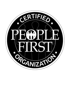 PEOPLE FIRST · CERTIFIED · ORGANIZATION · trademark