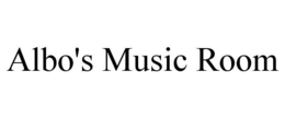 ALBO'S MUSIC ROOM trademark