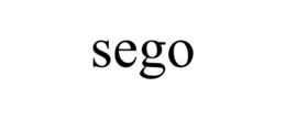 SEGO trademark