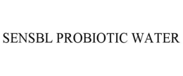 SENSBL PROBIOTIC WATER trademark