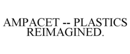 AMPACET -- PLASTICS REIMAGINED. trademark