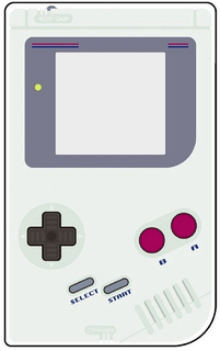 OFF, ON, SELECT, START, A, B, PHONES trademark