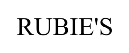RUBIE'S trademark
