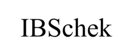 IBSCHEK trademark