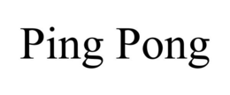PING PONG trademark