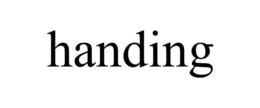 HANDING trademark