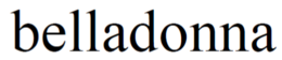 BELLADONNA trademark