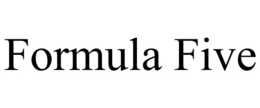 FORMULA FIVE trademark