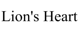 LION'S HEART trademark