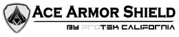 A ACE ARMOR SHIELD BY PROTEK CALIFORNIA trademark