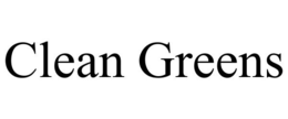 CLEAN GREENS trademark