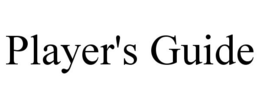 PLAYER'S GUIDE trademark