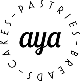 AYA PASTRIES BREADS CAKES trademark