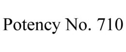 POTENCY NO. 710 trademark