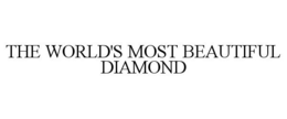 THE WORLD'S MOST BEAUTIFUL DIAMOND trademark