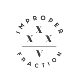 IMPROPER FRACTION X X X V trademark