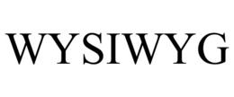 WYSIWYG trademark