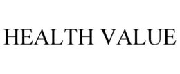 HEALTH VALUE trademark